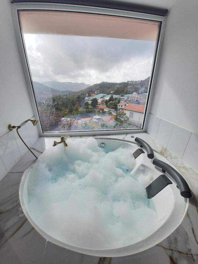 Vila Aprosmeno Jacuzzi House 1 Agros Exteriér fotografie